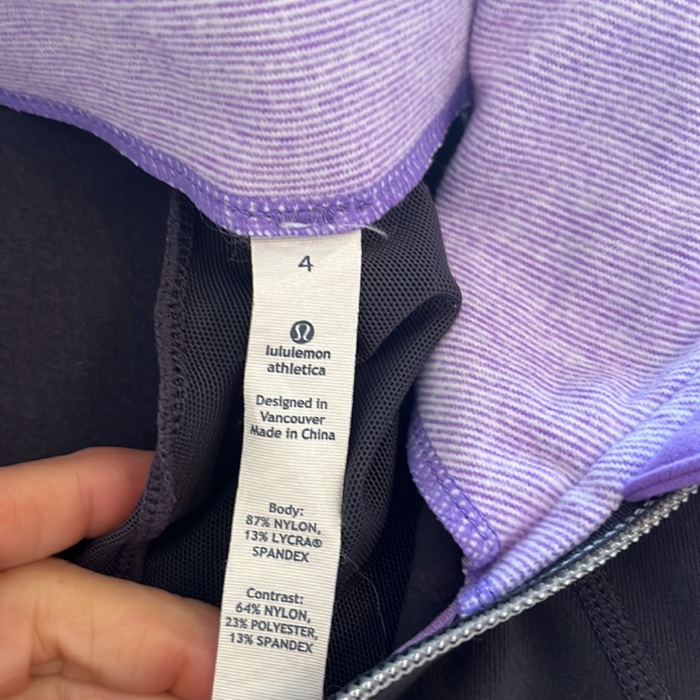 Lululemon Devine Jacket Gray Purple - image 3